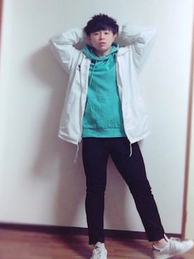 「肌ウーノ」｜「アイテム（福袋/福箱）」を使った、 そら。さん（メンズ・165cm）の春コーディネート