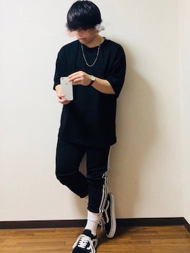 「アイテム（バングル/リストバンド）」を使った、 そら。さん（メンズ・165cm・20代）の夏コーディネート