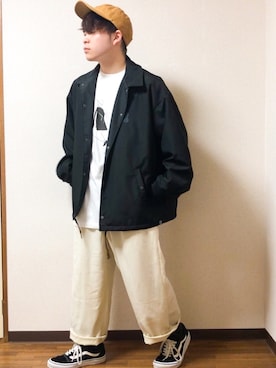 「Echo（エコー）のアイテム」を使った、 そら。さん（メンズ・165cm）の冬コーディネート