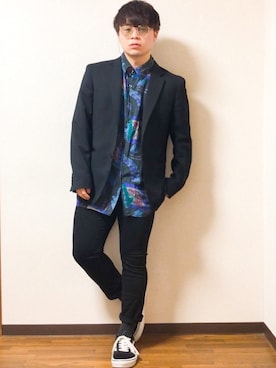 「菅田将暉」｜「アイテム（ジャケット/アウター）」を使った、 そら。さん（メンズ・165cm）の冬コーディネート