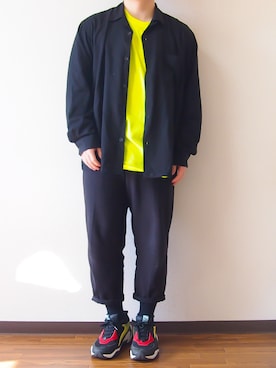 「ネオンカラー」｜「アイテム（福袋/福箱）」を使った、 そら。さん（メンズ・165cm）の春コーディネート