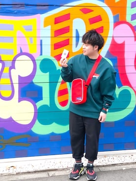 「ADER error」｜「アイテム（その他）」を使った、 そら。さん（メンズ・165cm）の春コーディネート