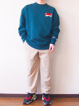 「ADER error」｜「アイテム（その他）」を使った、 そら。さん（メンズ・165cm）の春コーディネート