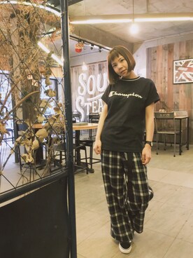 「working style」｜「アイテム（スリッポン）」を使った、Oliviaさん（レディース・155cm）の春コーディネート