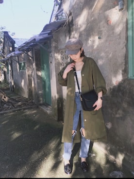 「Martens」｜Oliviaさん（レディース・155cm）の冬コーディネート