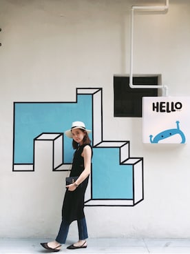 「Sunnyday」｜「アイテム（ワンピース/ドレス）」を使った、Oliviaさん（レディース・155cm）の春コーディネート