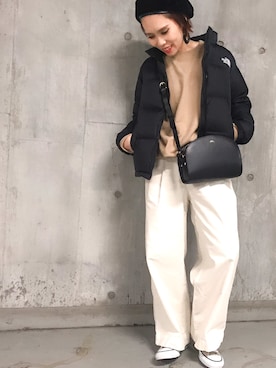 HARUKA.さん(レディース・156cm)の冬コーディネート