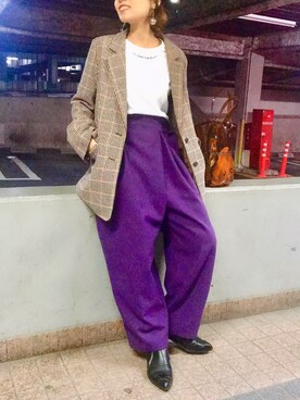 HARUKA.さん（レディース・156cm）の春コーディネート