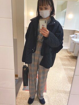 HARUKA.さん（レディース・156cm）の冬コーディネート