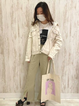 「SpRay（スプレイ）のアイテム」を使った、sprayzozoさん（レディース・152cm）の春コーディネート