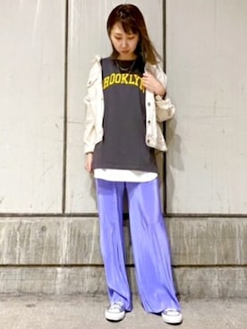 「SpRay（スプレイ）のアイテム」を使った、sprayzozoさん（レディース・160cm）の春コーディネート