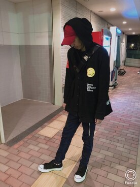 「CODY SANDERSON（コディサンダーソン）のアイテム（帽子）」を使った、YUUさん（メンズ・178cm）の春コーディネート