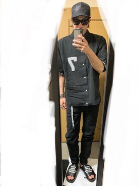「CODY SANDERSON（コディサンダーソン）のアイテム（帽子）」を使った、YUUさん（メンズ・178cm）の夏コーディネート