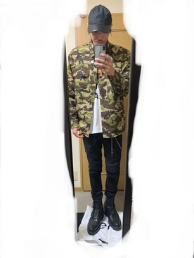 「LAD MUSICIAN（ラッドミュージシャン）のアイテム（財布/小物）」を使った、YUUさん（メンズ・178cm）の夏コーディネート