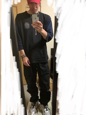 「CODY SANDERSON（コディサンダーソン）のアイテム（帽子）」を使った、YUUさん（メンズ・178cm）の春コーディネート