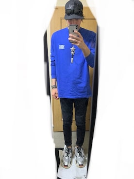 「CODY SANDERSON（コディサンダーソン）のアイテム（帽子）」を使った、YUUさん（メンズ・178cm）の夏コーディネート
