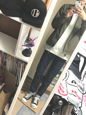 「ジャックパーセル」｜「アイテム（その他アウター）」を使った、ゆーきさん（メンズ・182cm）の春コーディネート