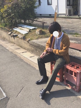 「サイドゴアブーツ」｜NaRiさん（メンズ・172cm・10代）の冬コーディネート