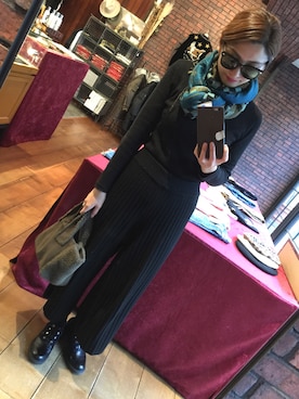 【Muel Chic】中村沙織さん(レディース・162cm)の冬コーディネート