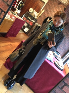 【Muel Chic】中村沙織さん(レディース・162cm)の冬コーディネート