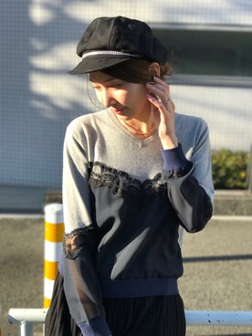 【Muel Chic】中村沙織さん（レディース・162cm）の冬コーディネート