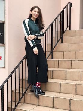 【Muel Chic】中村沙織さん(レディース・162cm)の春コーディネート