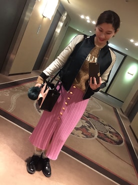 【Muel Chic】中村沙織さん(レディース・162cm)の春コーディネート