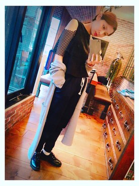 【Muel Chic】中村沙織さん（レディース・162cm）の夏コーディネート