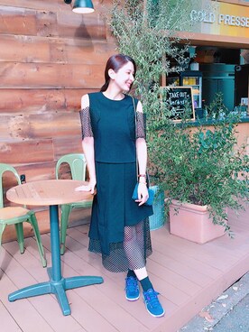 【Muel Chic】中村沙織さん（レディース・162cm）の秋コーディネート