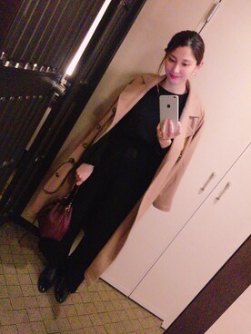 【Muel Chic】中村沙織さん（レディース・162cm）の冬コーディネート