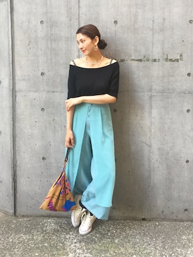 【Muel Chic】中村沙織さん(レディース・162cm)の春コーディネート