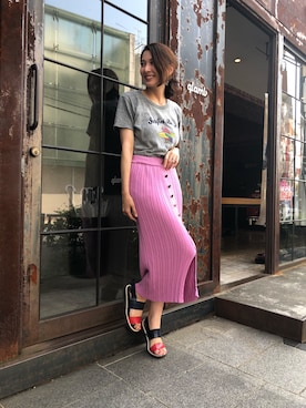 【Muel Chic】中村沙織さん(レディース・162cm)の春コーディネート