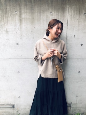 【Muel Chic】中村沙織さん（レディース・162cm）の秋コーディネート