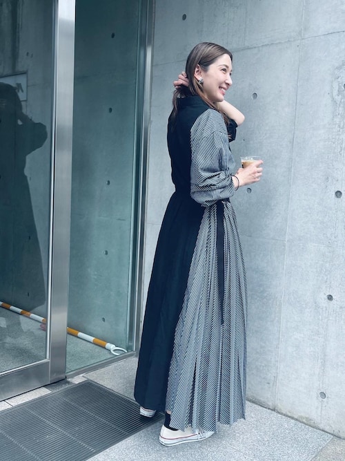 92973KENZOストライプワンピース 92973KENZOストライプワンピース