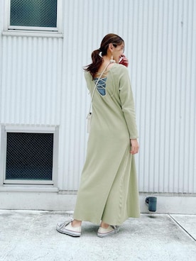 【Muel Chic】中村沙織さん（レディース・162cm）の春コーディネート