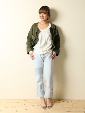 sunaさん（レディース・160cm）の春コーディネート