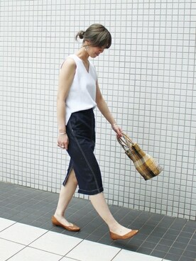 sunaさん(レディース・160cm)の夏コーディネート