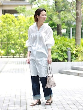 sunaさん（レディース・160cm）の夏コーディネート