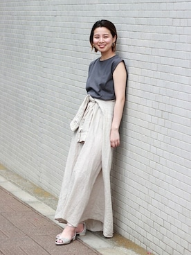 sunaさん（レディース・160cm）の夏コーディネート
