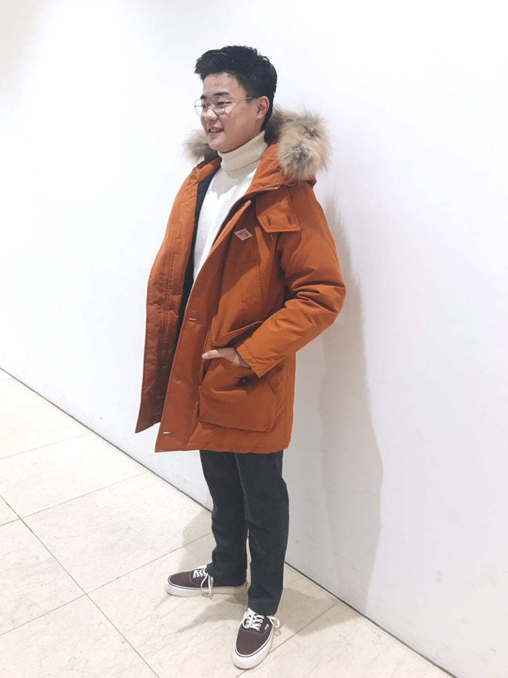 DANTONのダウンジャケット/コート（オレンジ系）を使った人気