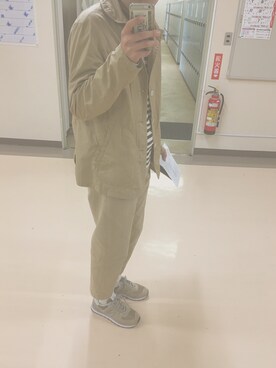 「Utility Garments（ユーティリティガーメンツ）のアイテム」を使った、tobiさん（メンズ・174cm）の春コーディネート