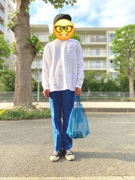 「junes（ジュネス）のアイテム」を使った、tobiさん（メンズ・174cm）の春コーディネート