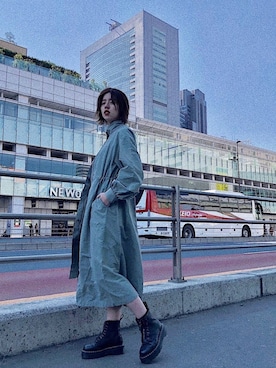 「AVAN LILY（アヴァンリリィ）のアイテム（その他アウター）」を使った、나 츠さん（レディース・164cm）の春コーディネート