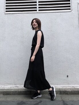 「AVAN LILY（アヴァンリリィ）のアイテム（ワンピース/ドレス）」を使った、나 츠さん（レディース・164cm）の夏コーディネート