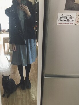 「SUN VALLEY（サンバレー）のアイテム（ワンピース、その他）」を使った、ttwisttさん（レディース・166cm）の春コーディネート