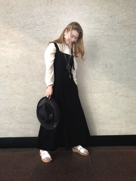 「URBAN RESEARCH ROSSO WOMEN（アーバンリサーチ　ロッソ）のアイテム（帽子）」を使った、nariさん（レディース・160cm）の春コーディネート