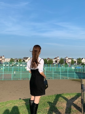 「アイテム（ワンピース/ドレス）」を使った、ayanoさん（レディース・168cm・10代）の夏コーディネート