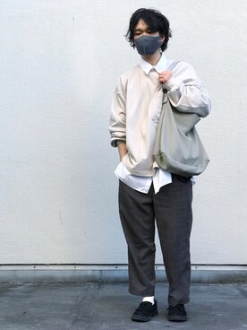 「UNIQLO（ユニクロ）の50色ソックス（消臭機能付き）（ソックス/靴下）」を使った、monolishさん（メンズ・168cm）の冬コーディネート