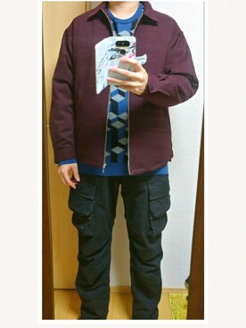 「エトセンス」｜「アイテム（その他）」を使った、.6さん（メンズ・176cm）の冬コーディネート