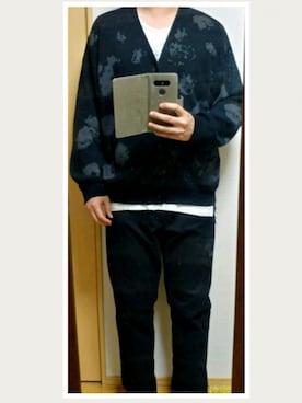 「ラッドミュージシャン」｜「アイテム（チノパンツ）」を使った、.6さん（メンズ・176cm）の春コーディネート